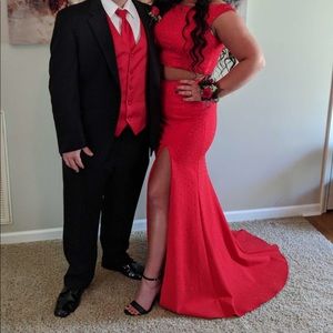 Red Sherri Hill Prom Dress